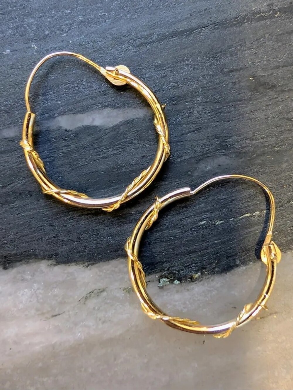 14k Gold Hoop Earrings